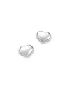 Roberto Coin 18k White Gold Small Heart Earrings In White