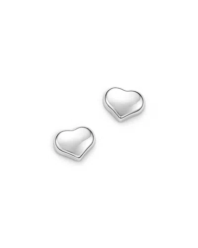 Roberto Coin 18k White Gold Small Heart Earrings