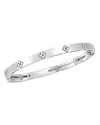 Roberto Coin Women's Love In Verona 18k White Gold & Diamond Bangle Bracelet In White