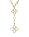 Roberto Coin 18k Yellow Cialoma Diamond Flower Lariat Necklace, 16 In Gold