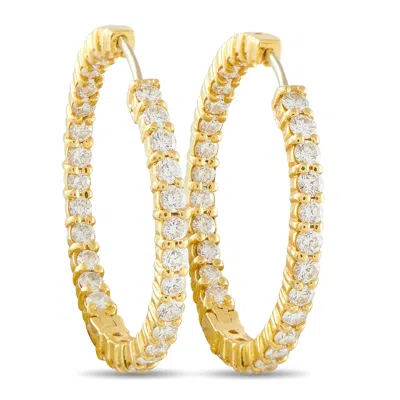 Roberto Coin 18k Yellow Gold 2.85ct Diamond Hoop Earrings Rc05-042326