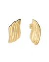 Roberto Coin 18k Yellow Gold Bold Gold Croissant Statement Earrings In Gold
