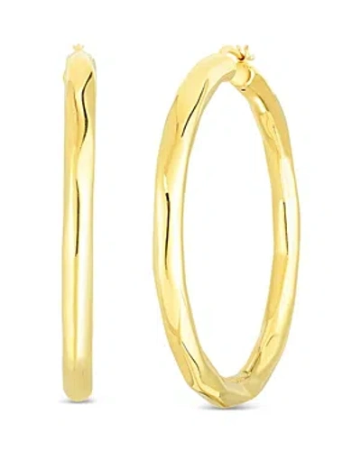 Roberto Coin 18k Yellow Gold Bold Gold Oro Classic Large Hoop Earrings