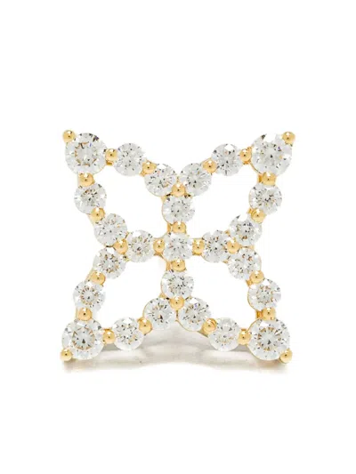 Roberto Coin 18k Yellow Gold Butterfly Diamond Earrings