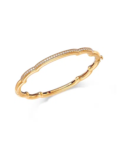 Roberto Coin 18k Yellow Gold Cialoma Diamond Cloud Bangle Bracelet