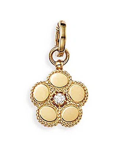 Roberto Coin 18k Yellow Gold Daisy Diamond Flower Pendant