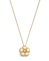 Roberto Coin 18k Yellow Gold Daisy Diamond Flower Pendant Necklace, 16-18 - Exclusive In Gold