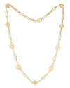 Roberto Coin 18k Yellow Gold Daisy Diamond Station Paperclip Chain Necklace, 16 - Exclusive In Gold