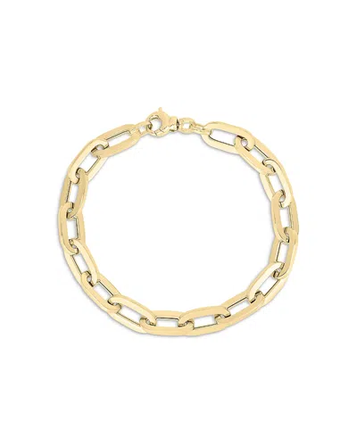 Roberto Coin 18k Yellow Gold Designer Gold Oval Link Chain Bracelet