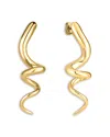 Roberto Coin 18k Yellow Gold Designer Gold Spiral Drop Earrings In Gold