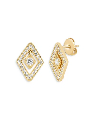 Roberto Coin Women's Diamante 18k Yellow Gold & 0.55 Tcw Diamond Drop Earrings