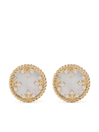 Roberto Coin 18k Yellow Gold Diamond Earrings