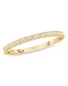Roberto Coin 18k Yellow Gold Diamond Mosaic Bangle Bracelet In Gold