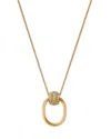 Roberto Coin Opera Diamond Pendant Necklace In Gold
