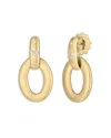 Roberto Coin 18k Yellow Gold Duchessa Diamond Doorknocker Drop Earrings In Gold