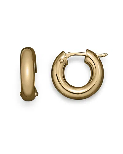 ROBERTO COIN 18K YELLOW GOLD HOOP EARRINGS,210004AYER00