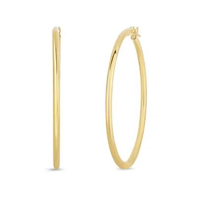 Roberto Coin 18k Yellow Gold Large 45mm Hoop Earrings - 556023ayer00
