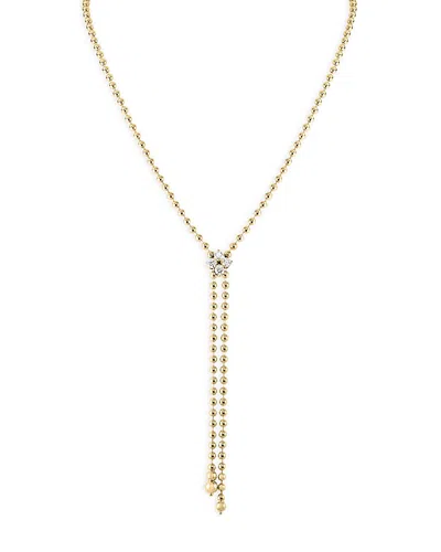 Roberto Coin 18k Yellow Gold Love In Verona Diamond Cluster Lariat Necklace, 23