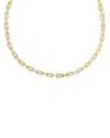 Roberto Coin 18k Yellow Gold Navarra Diamond Open Chain Link Collar Necklace, 18 In Gold