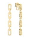 Roberto Coin 18k Yellow Gold Navarra Link Drop Earrings In Gold