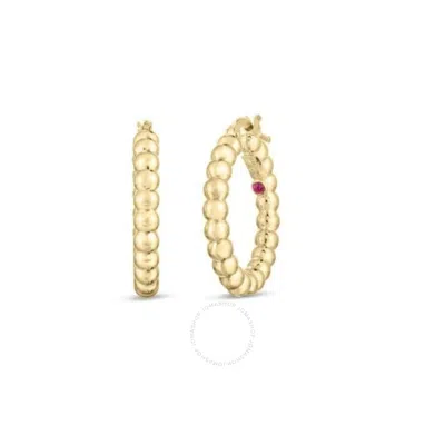 Roberto Coin 18k Yellow Gold Oro Classic Hoop Earrings - 6740646ayer0