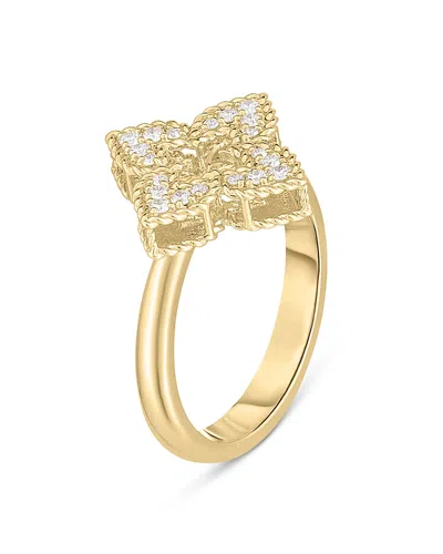 Roberto Coin 18k Yellow Gold Petite Venetian Princess Diamond Ring, 0.15 Ct. Tw.
