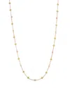 Roberto Coin 18k Yellow Gold Principessa Pink Opal & Diamond Statement Necklace, 31 In Gold