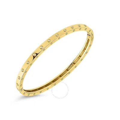 Roberto Coin 18k Yellow Gold Symphony Pois Moi Oval Bangle