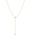 Roberto Coin 18k Yellow Gold Tiny Treasures Diamond Y Necklace, 16 In Gold