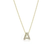 ROBERTO COIN ROBERTO COIN 18K YELLOW GOLD TINY TREASURES LETTER "A" INITIAL NECKLACE