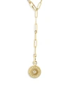 Roberto Coin 18k Yellow Gold Venetian Princess Diamond Small Medallion Pendant In Gold