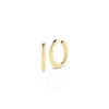 Roberto Coin 18kt Gold Medium Round Hoop Earrings 25x22mm In Yellow