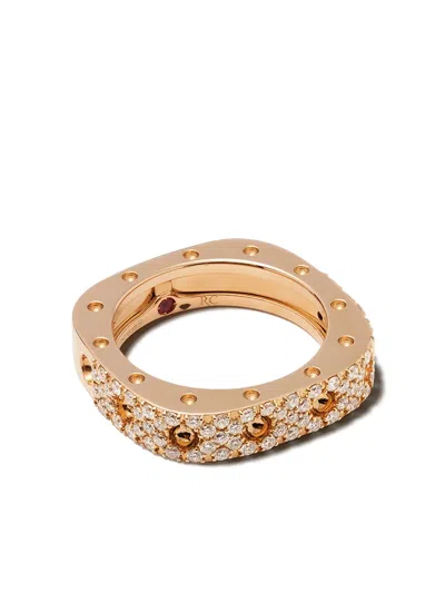 Roberto Coin 18kt Rose Gold Diamond Pois Moi Ring In Rg