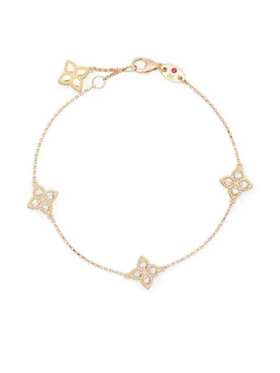 Roberto Coin 18k黄金 Princess Flower 钻石手链 In Gold