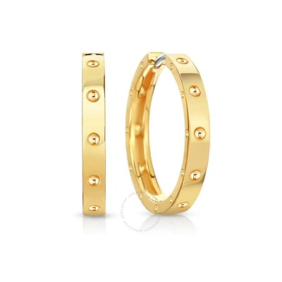 Roberto Coin 18kt Yellow Gold Symphony Pois Moi Hoop Earrings - 7771604ayer0