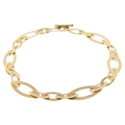 Pre-owned Roberto Coin Chic An Shine Necklace 18k Yellow Gold & Sapphire