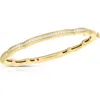 Roberto Coin 18k Gold Cialoma Diamond Pave Scalloped Bangle Bracelet In Yellow Gold