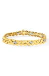 Roberto Coin Cobra Diamond Bracelet In Gold