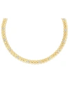 Roberto Coin Cobra Diamond Collar Necklace In Yellow
