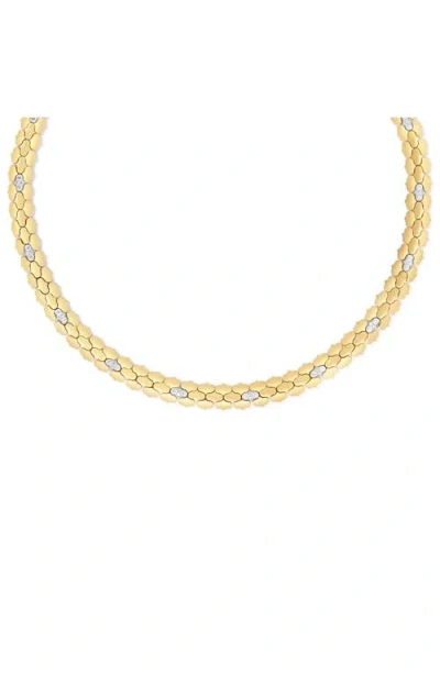 ROBERTO COIN ROBERTO COIN COBRA DIAMOND COLLAR NECKLACE