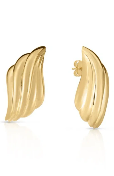ROBERTO COIN ROBERTO COIN CROISSANT STUD EARRINGS