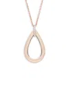 Roberto Coin Diamond, Ruby & 18k Rose Gold Necklace