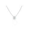 ROBERTO COIN ROBERTO COIN DIAMONDS BY THE INCH 18K WHITE GOLD SOLITAIRE NECKLACE - 001954AWCH20