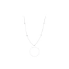 ROBERTO COIN ROBERTO COIN DIAMONDS BY THE INCH WHITE GOLD 5 STATION NECKLACE