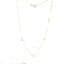 ROBERTO COIN ROBERTO COIN DIAMONDS BY THE INCH YELLOW GOLD NECKLACE 18" - 001347AYCHD0