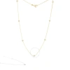 Roberto Coin Diamonds By The Inch Yellow Gold Necklace 18" - 001347aychd0 In Yellow