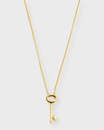 Roberto Coin Key Pendant Necklace In Gold