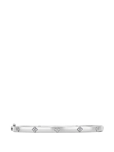 Roberto Coin Love In Verona Diamond Bangle In Silber