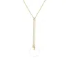 Roberto Coin Love In Verona Diamond Zipper Necklace - 8883146ay23x In Yellow