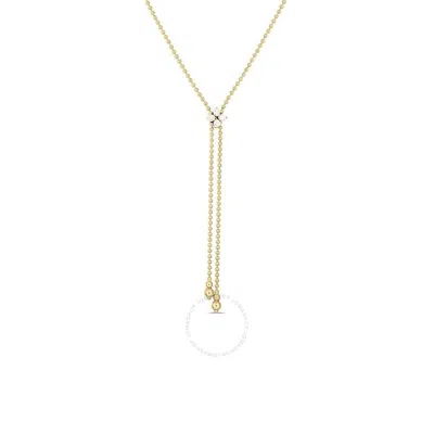 Roberto Coin Love In Verona Diamond Zipper Necklace - 8883146ay23x In Gold